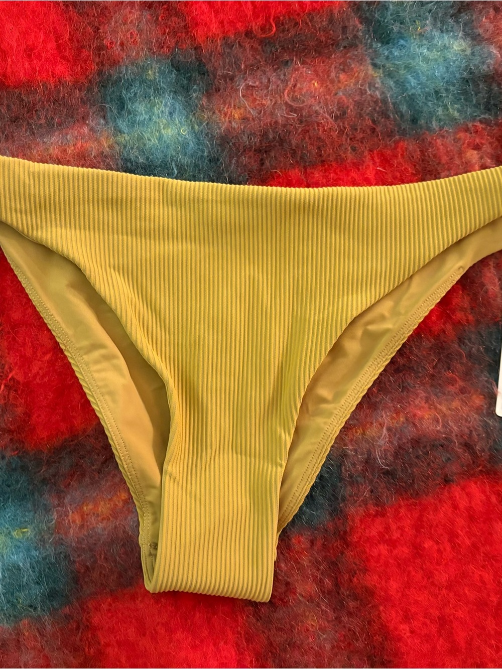 lululemon athletica Ribbed Yellow Bikini Bottoms